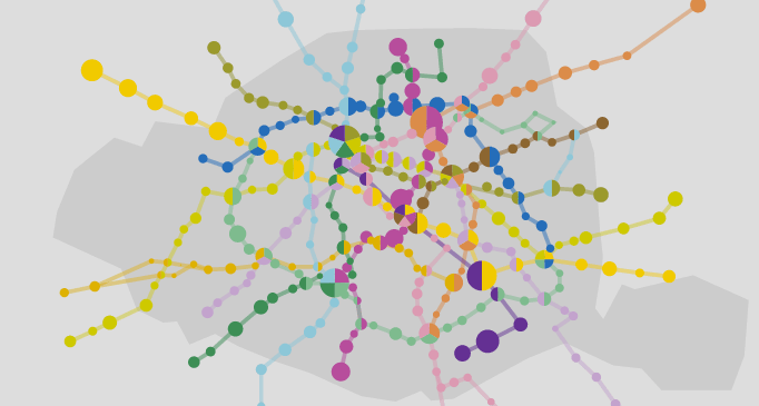 Trafic annuel entrant par station à Paris